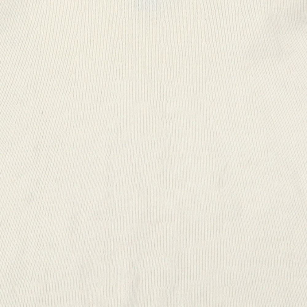 Adrienne Vittadini Womens Beige  Knit A-Line Skirt Size S