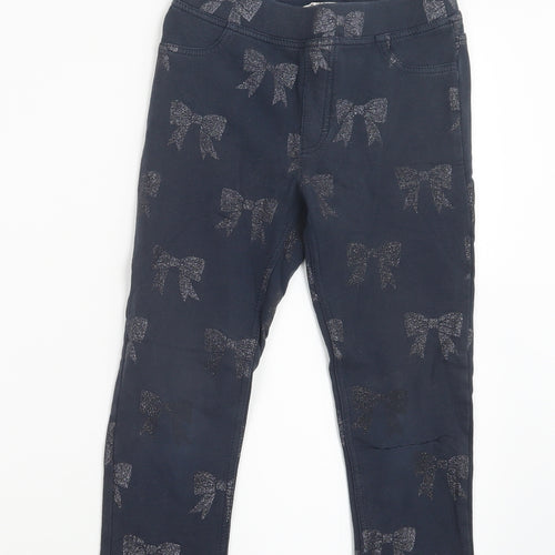H&M Girls Blue   Capri Trousers Size 10 Years