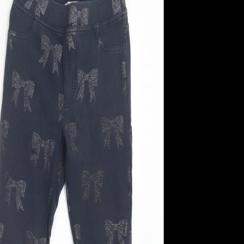 H&M Girls Blue   Capri Trousers Size 10 Years