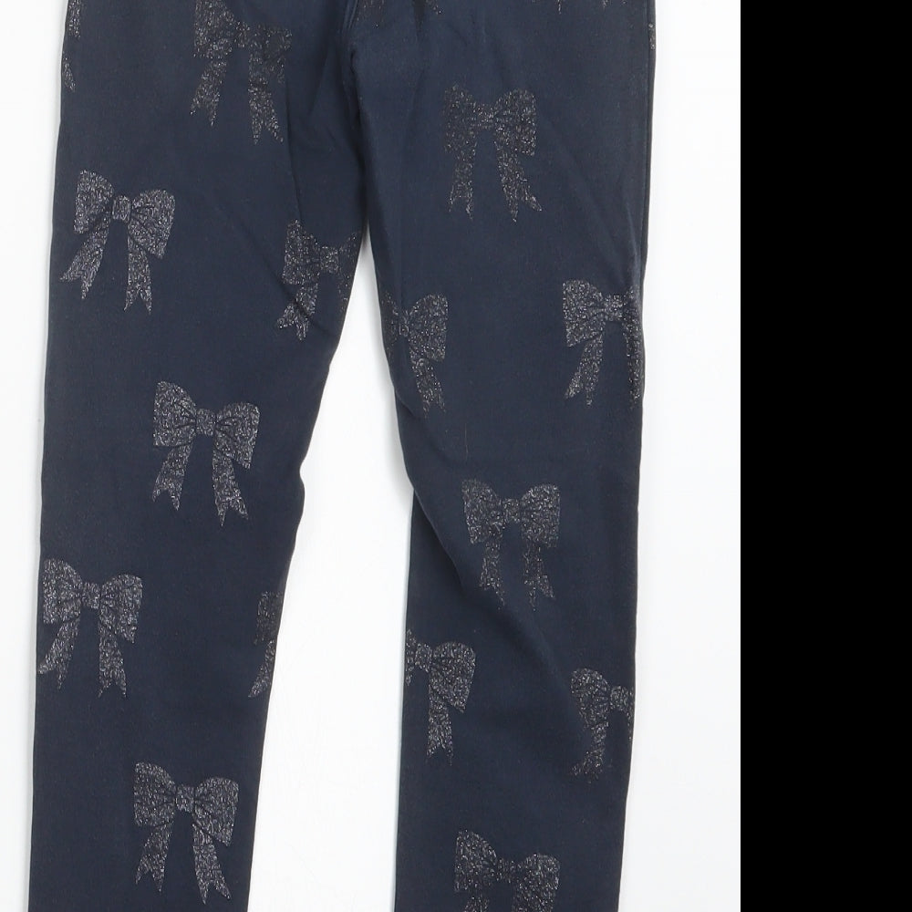 H&M Girls Blue   Capri Trousers Size 10 Years