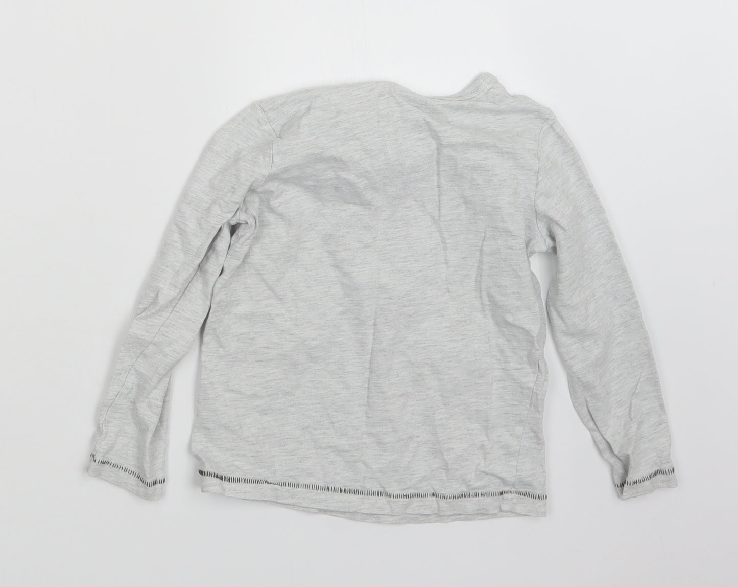 TU Boys Grey   Basic T-Shirt Size 3-4 Years  - Wolf