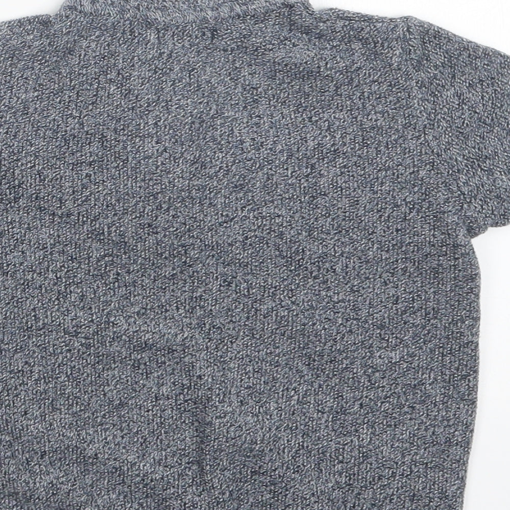 NEXT Boys Grey  Knit Basic Polo Size 2-3 Years