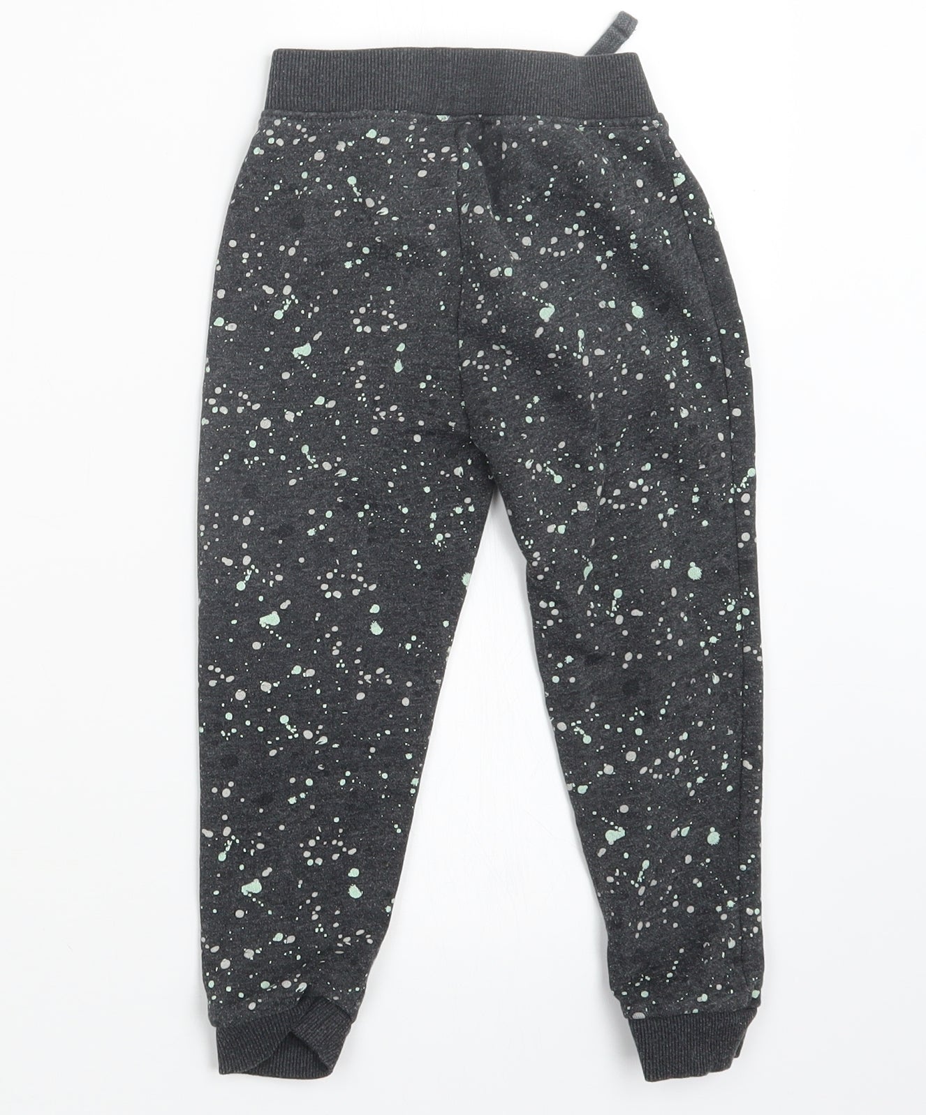 Dunnes Stores Boys Grey Geometric  Jogger Trousers Size 3-4 Years