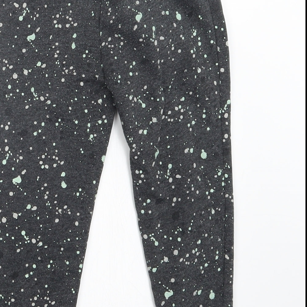 Dunnes Stores Boys Grey Geometric  Jogger Trousers Size 3-4 Years