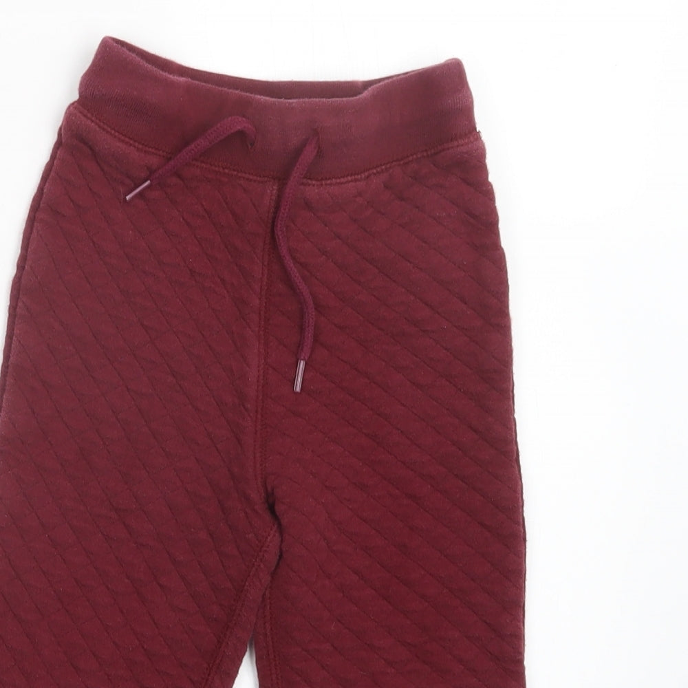 Gap Boys Red   Jogger Trousers Size 3 Years