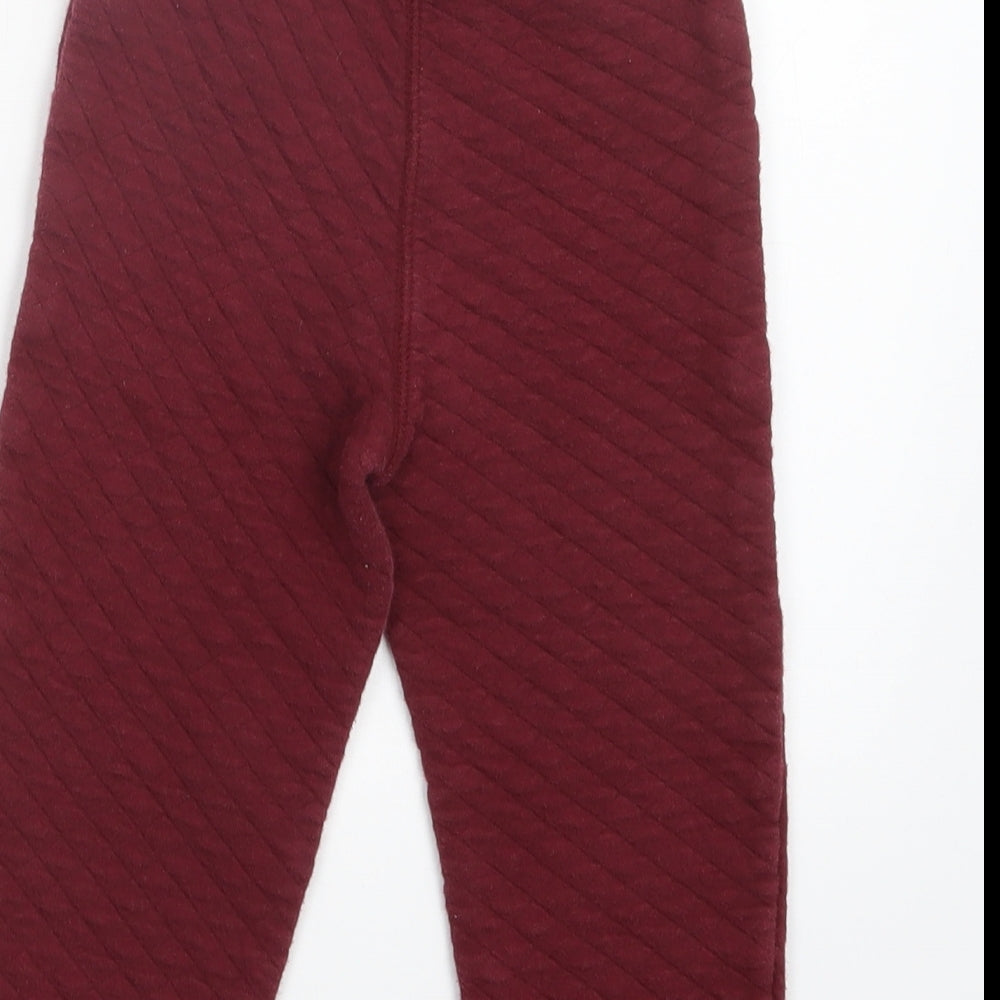 Gap Boys Red   Jogger Trousers Size 3 Years