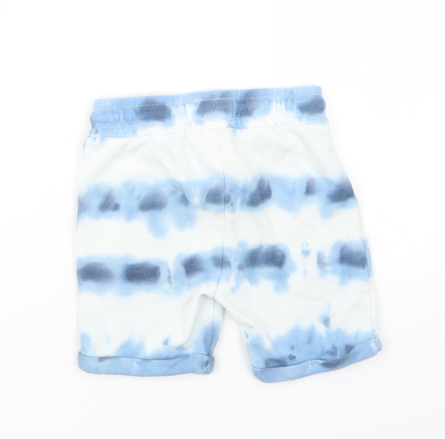 Primark Boys Blue Geometric  Sweatpants Trousers Size 3-4 Years
