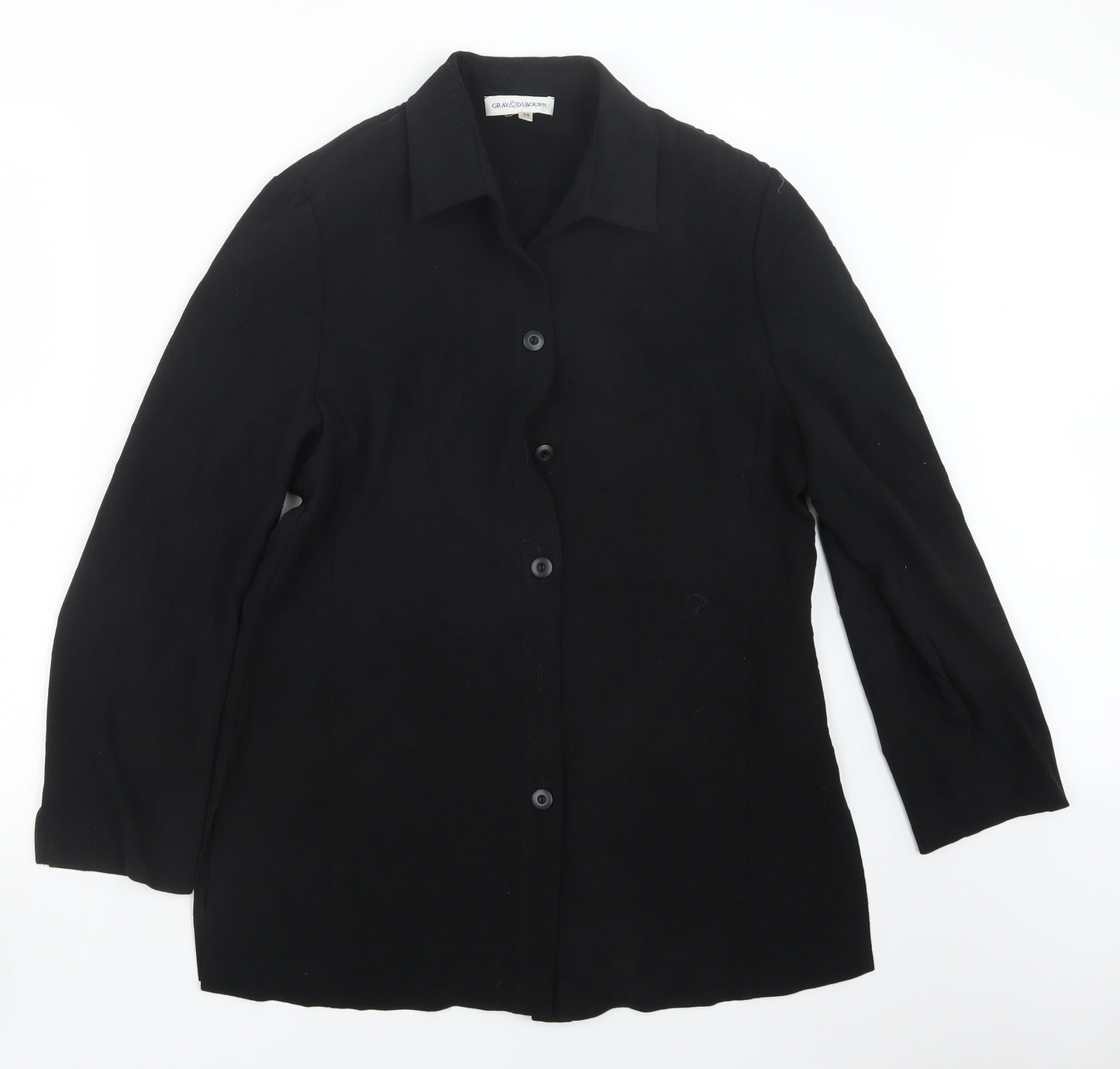 Gray & Osbourn Womens Black   Jacket  Size 14