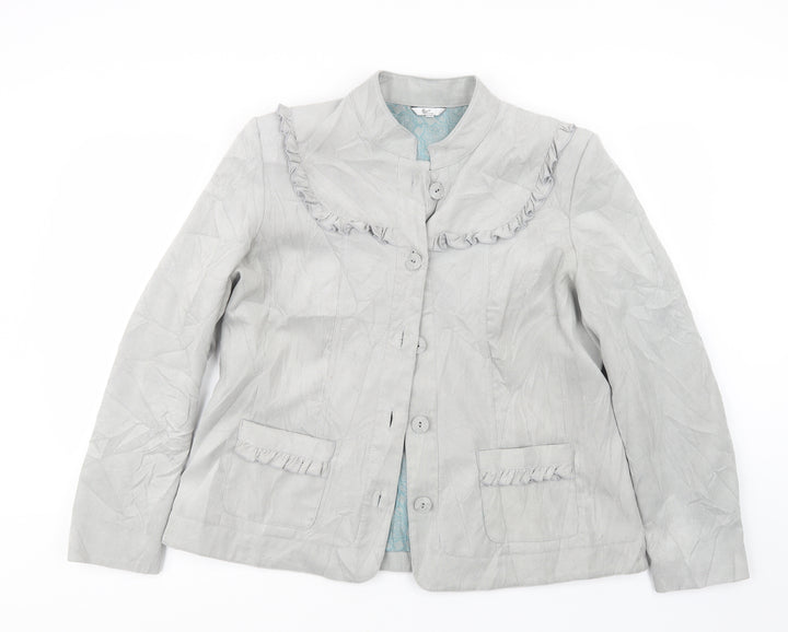 Klass Womens Grey   Jacket  Size 18