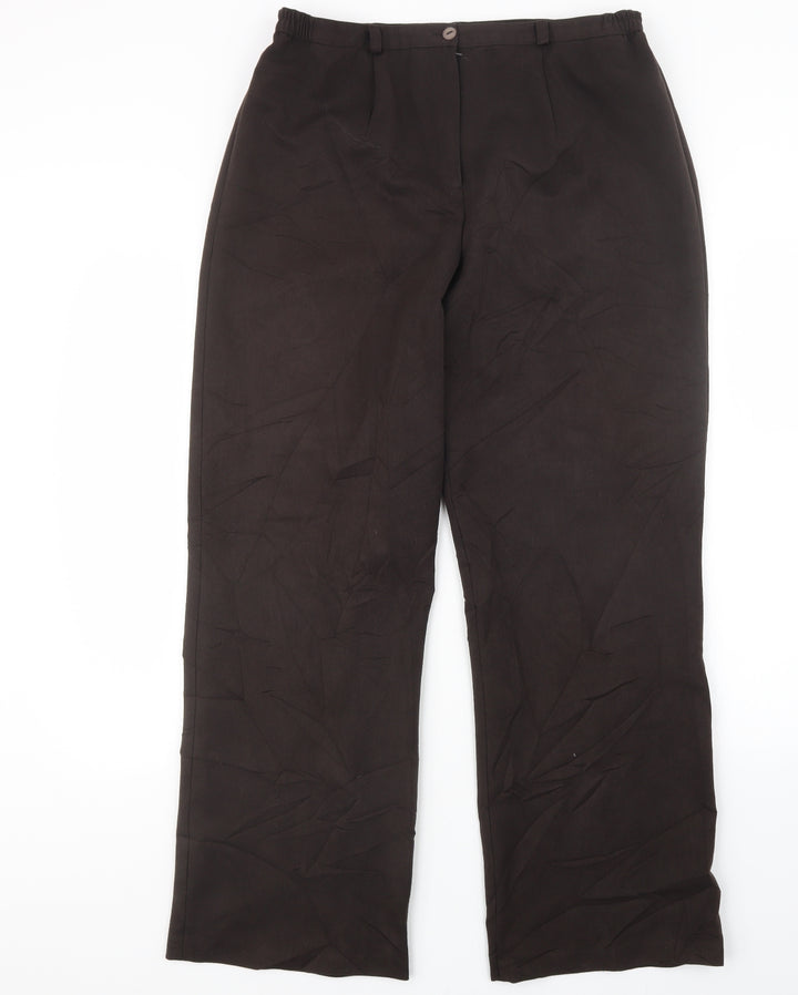 VINCI Womens Brown   Trousers  Size 16 L30 in