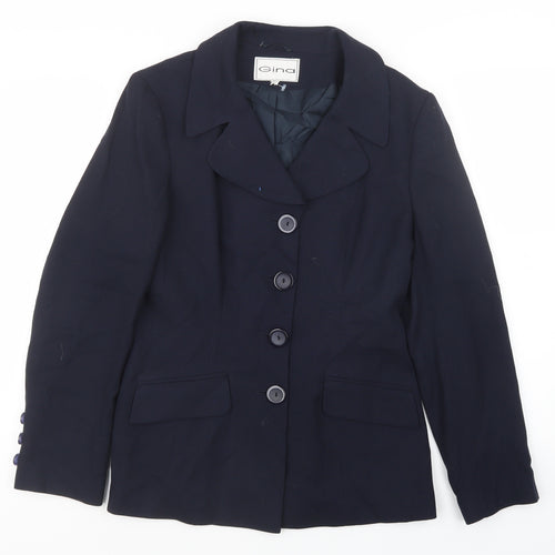 Gina Womens Blue   Jacket  Size 14