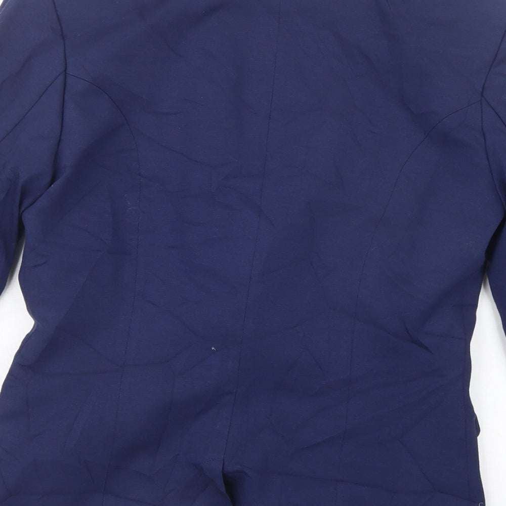 H&M Womens Blue   Jacket Blazer Size 8
