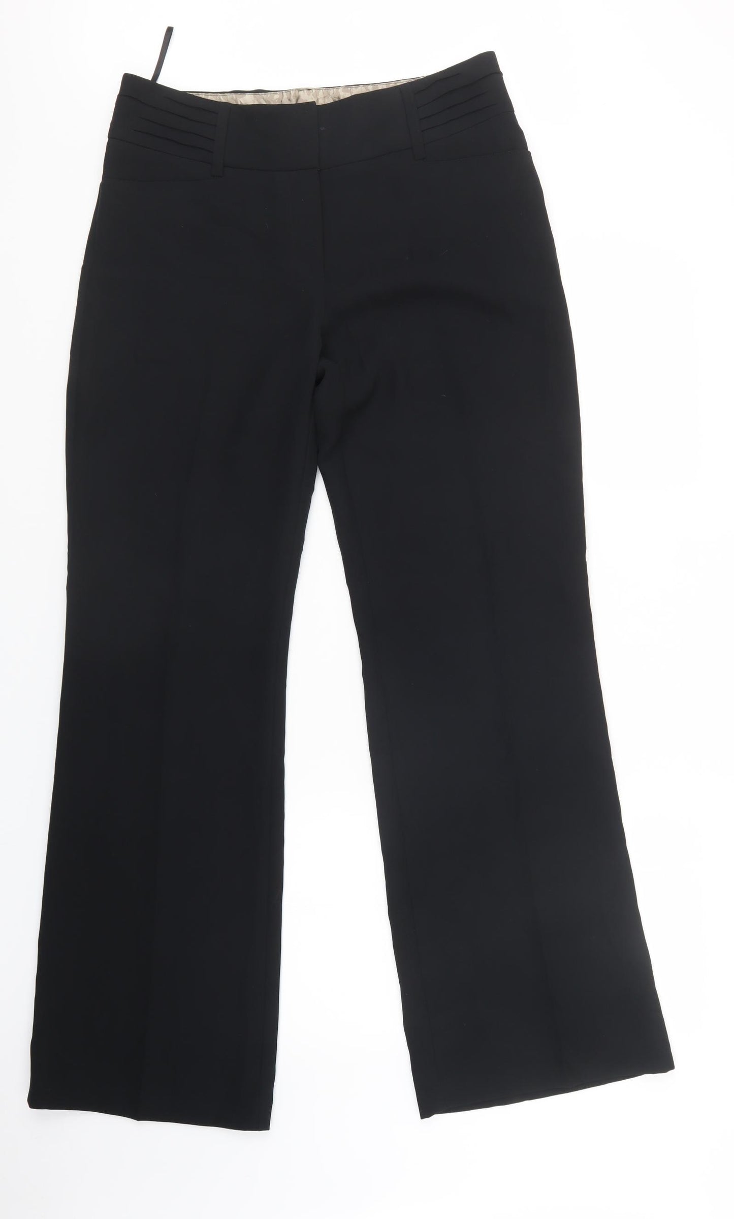 NEXT Womens Black   Trousers  Size 12 L32.5 in - Long Leg