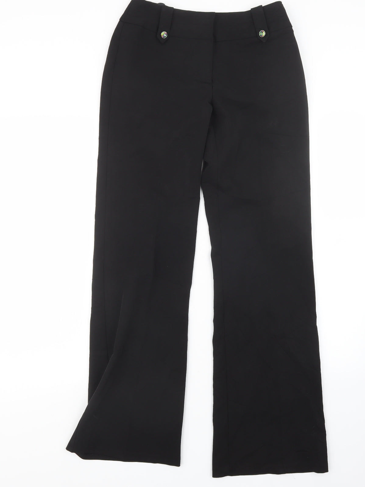 Dorothy Perkins Womens Black   Trousers  Size 8 L31 in