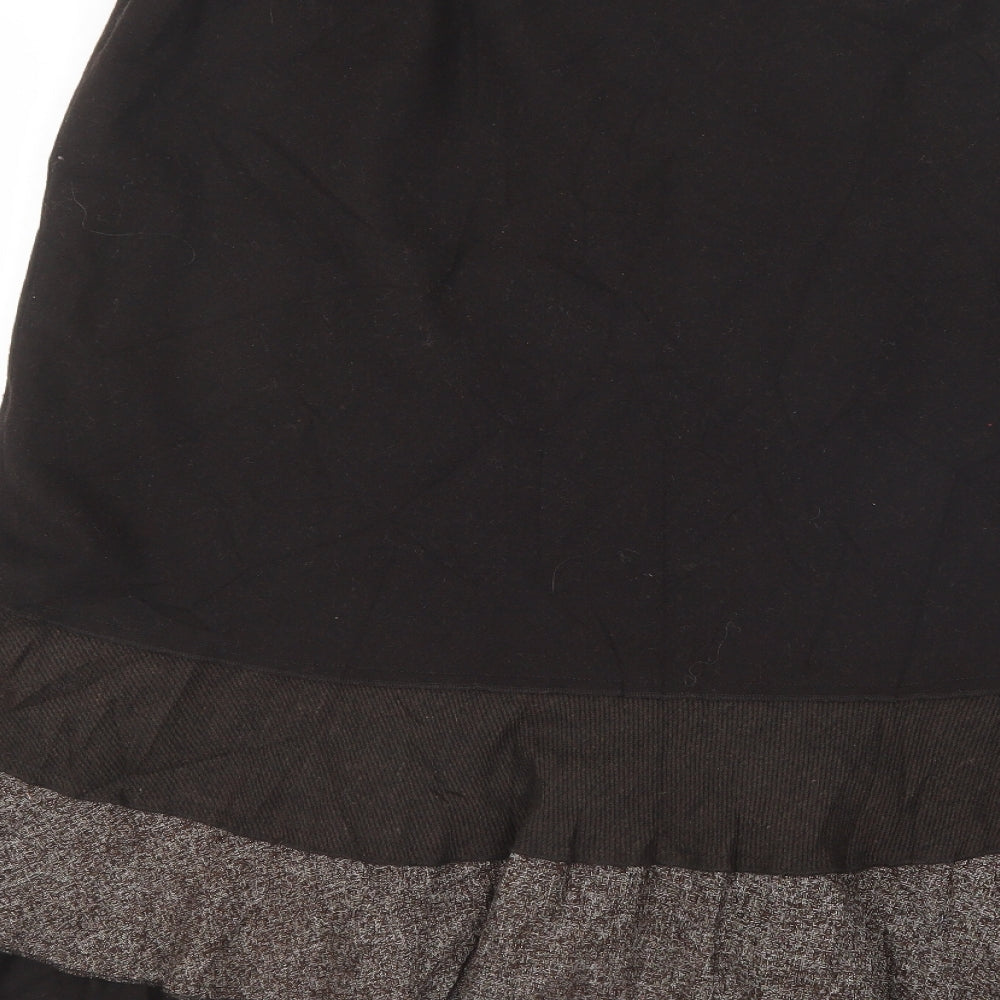 M&Co Womens Brown   A-Line Skirt Size 18