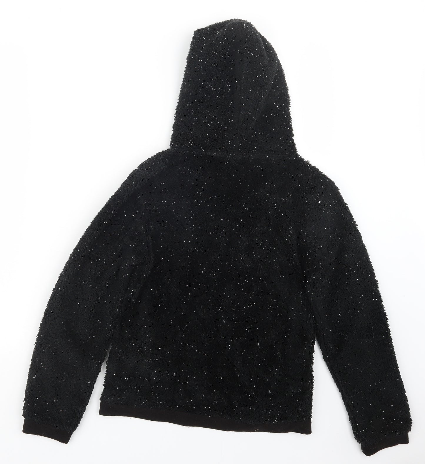 Peacocks Girls Black   Pullover Hoodie Size 12-13 Years