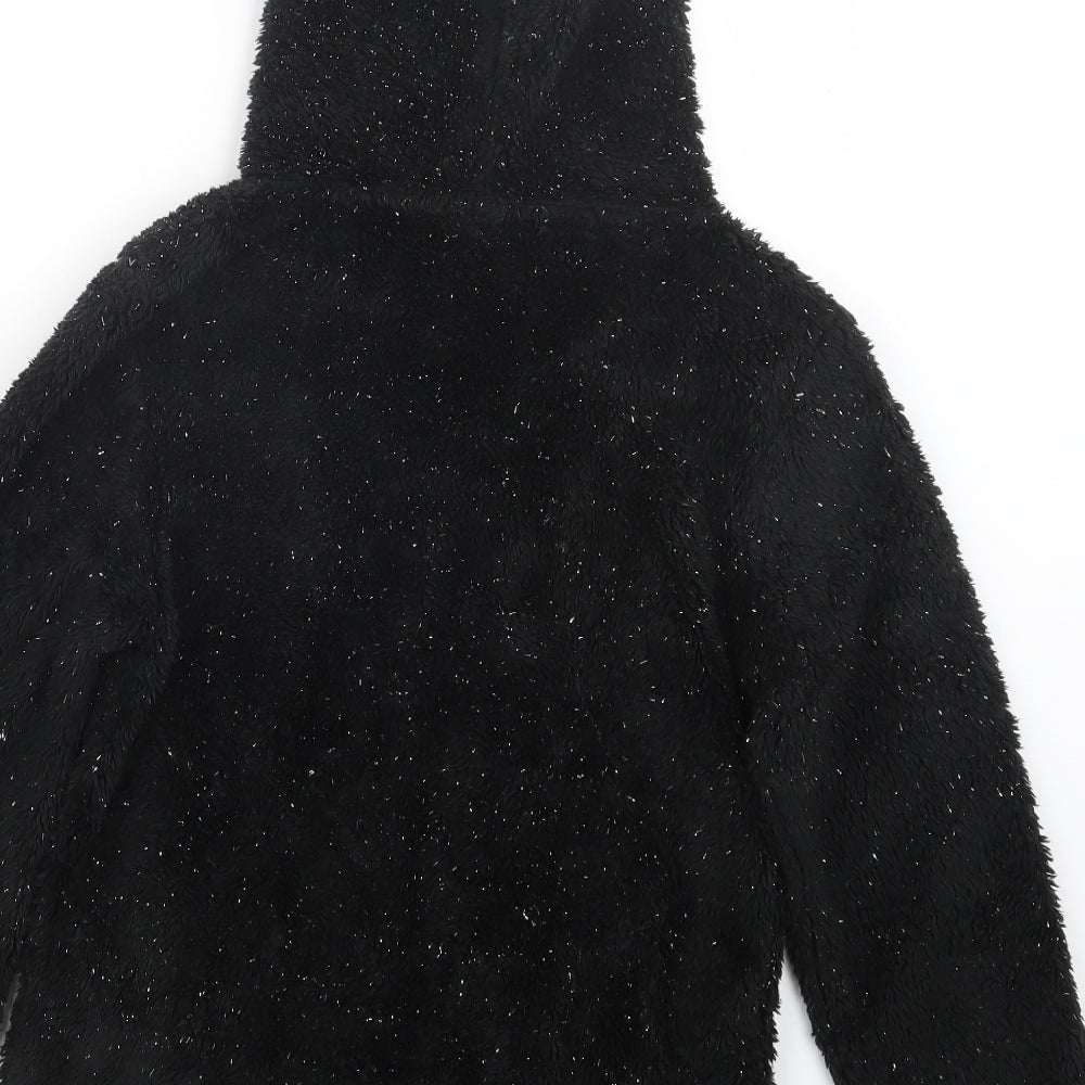 Peacocks Girls Black   Pullover Hoodie Size 12-13 Years