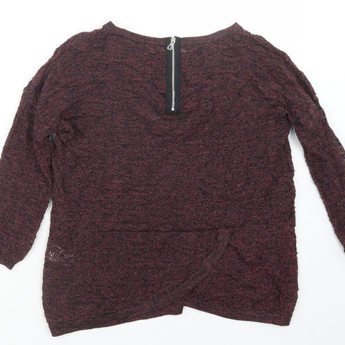 Warehouse Womens Red   Basic Blouse Size 10