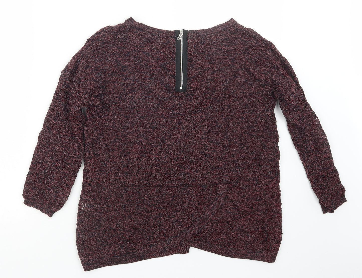 Warehouse Womens Red   Basic Blouse Size 10