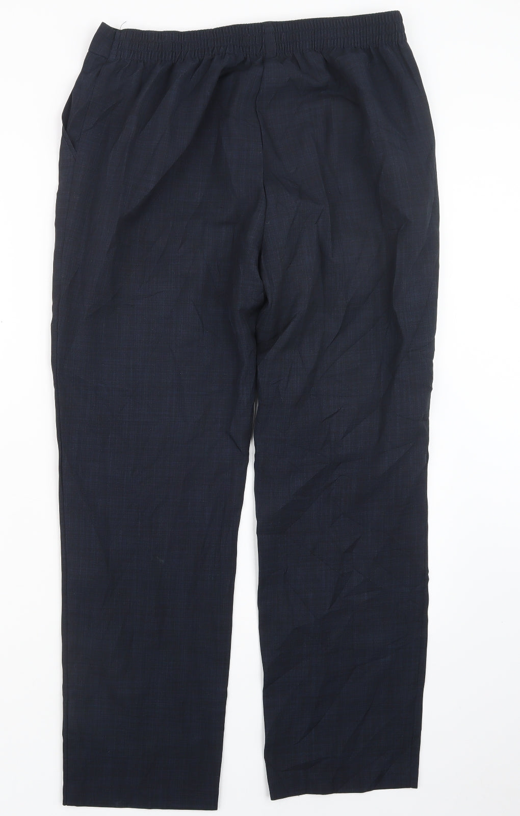 Marks and Spencer Womens Blue   Trousers  Size 14 L28 in