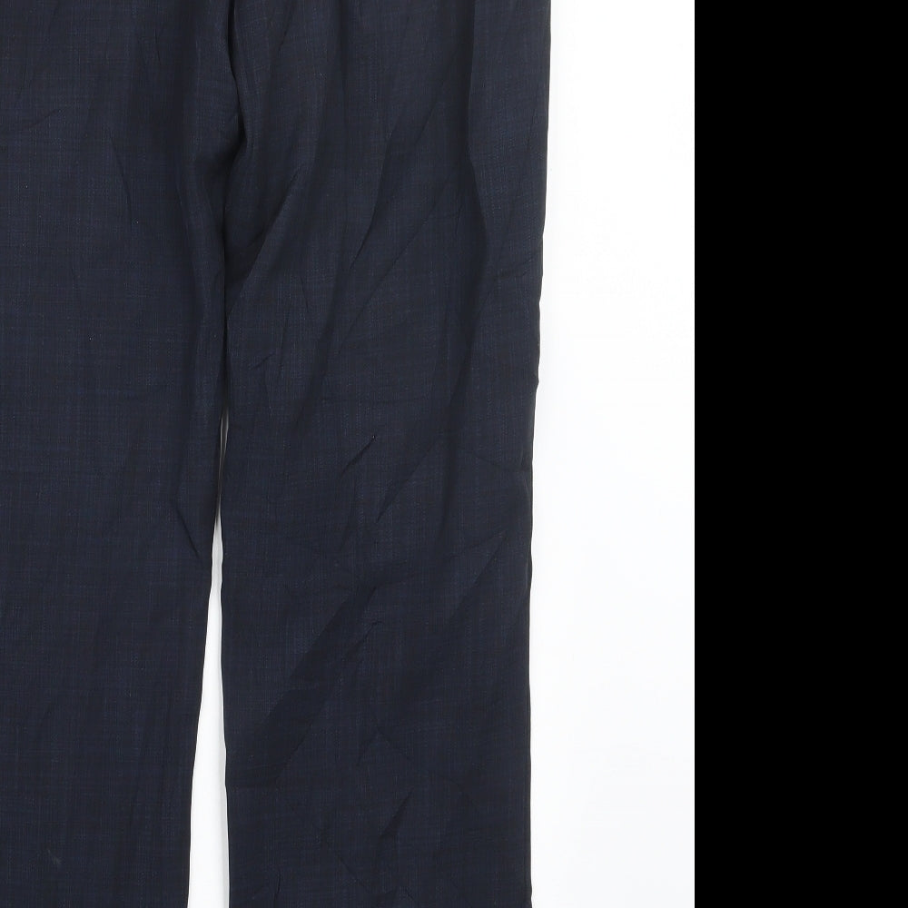 Marks and Spencer Womens Blue   Trousers  Size 14 L28 in