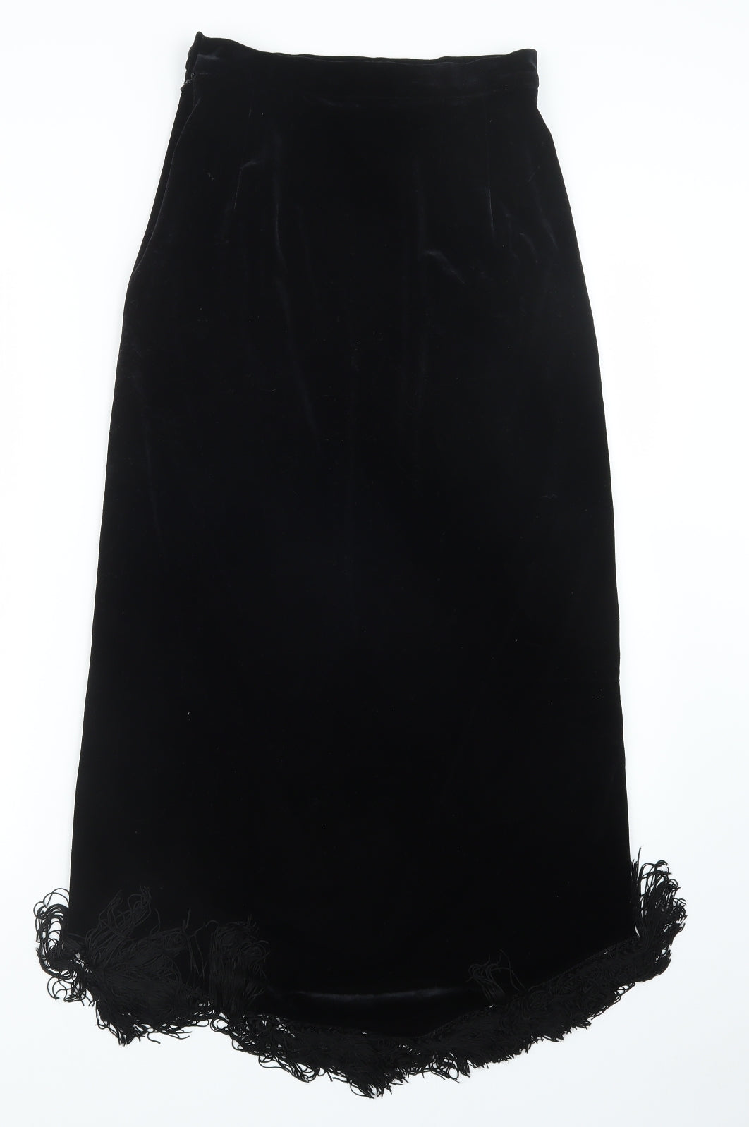 dusk Womens Black  Velvet Maxi Skirt Size 10