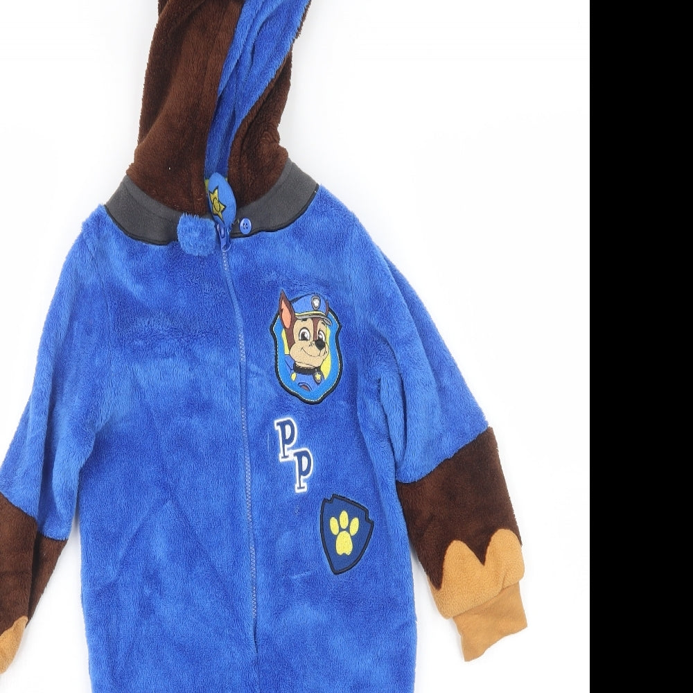 Rebel Boys Blue Geometric   One Piece Size 4-5 Years  - Paw Patrol