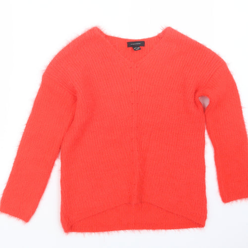 Atmosphere Womens Red  Knit Pullover Jumper Size 6