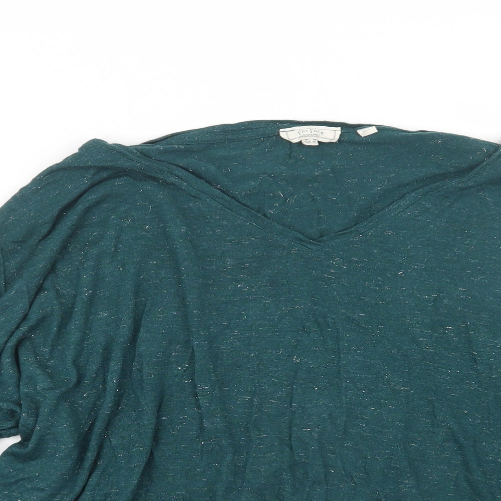 Fat Face Womens Green   Basic T-Shirt Size 18