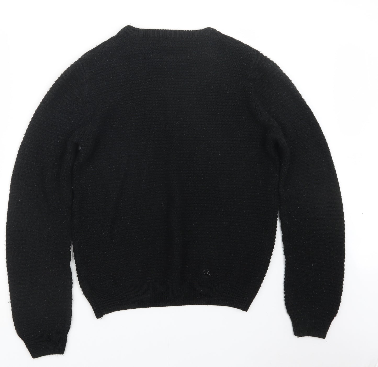 Cedar Wood State Mens Black  Knit Pullover Jumper Size XL