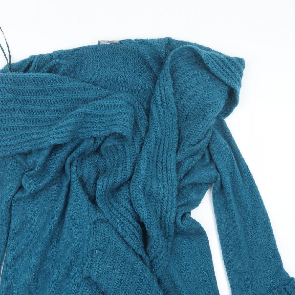 Per Una Womens Blue  Knit Cardigan Jumper Size L