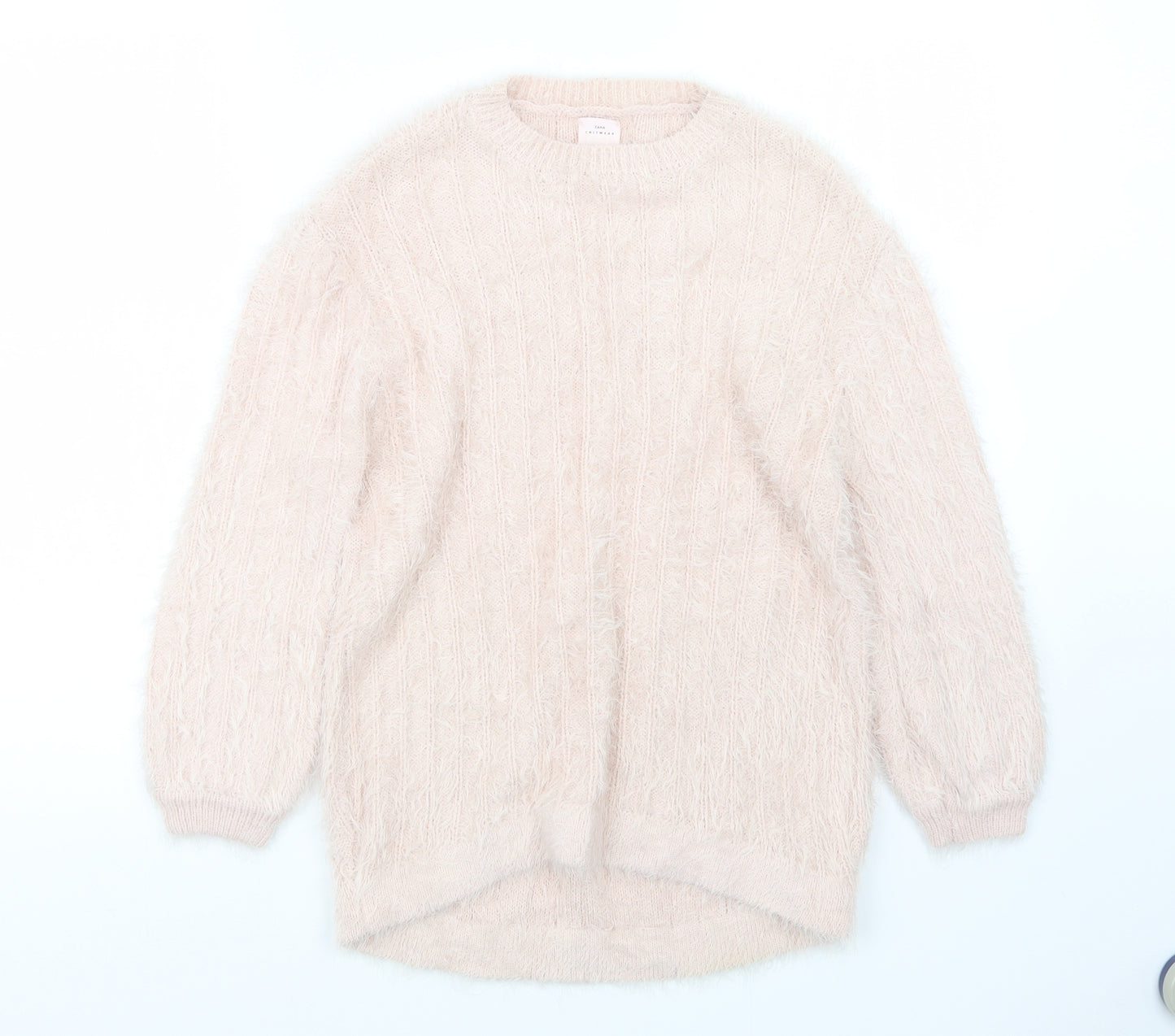 Zara Girls Pink   Pullover Jumper Size 11-12 Years