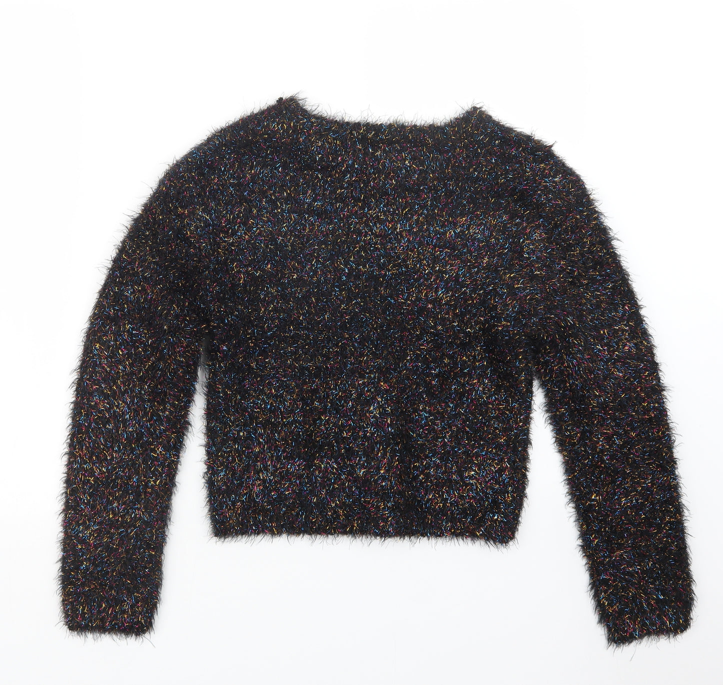 Miss E-vie Girls Black   Pullover Jumper Size 13-14 Years