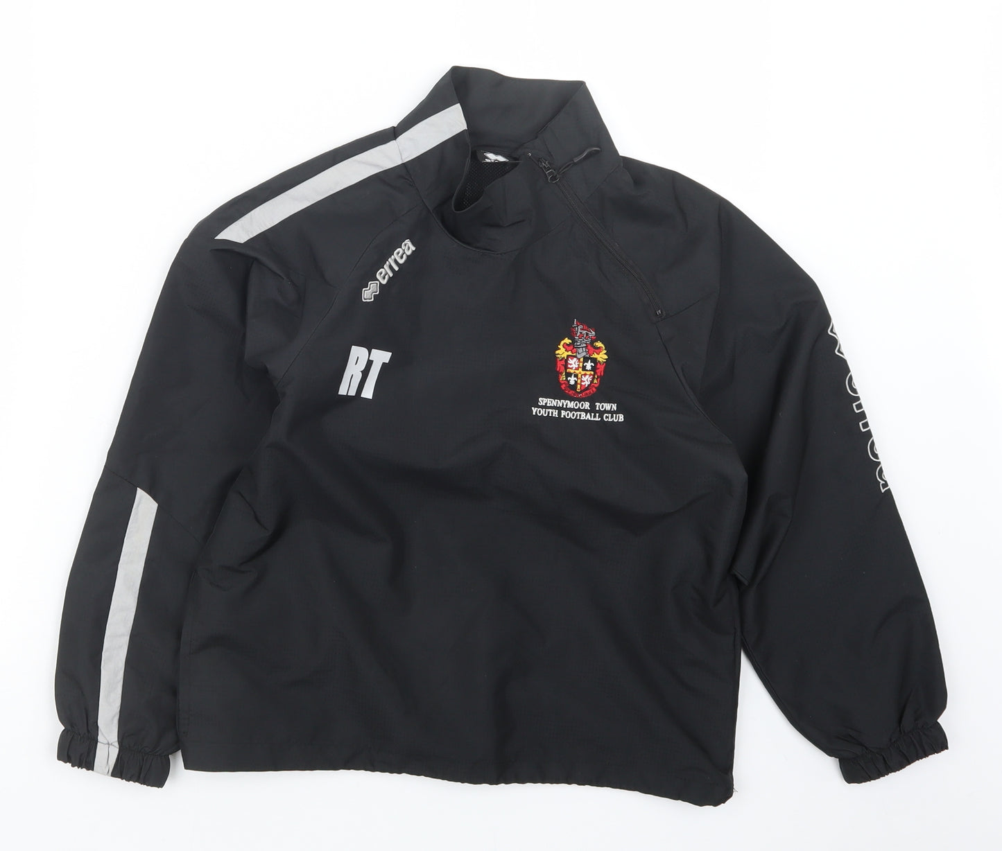 errea Boys Black   Jacket Coat Size XS