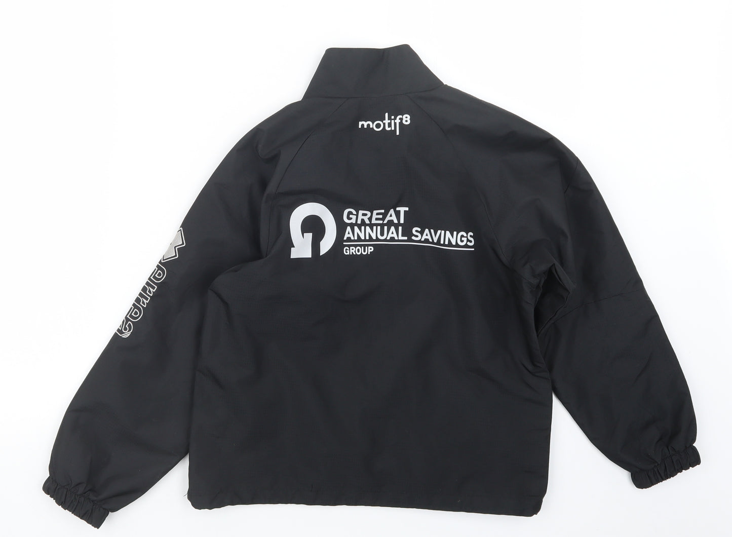 errea Boys Black   Jacket Coat Size XS