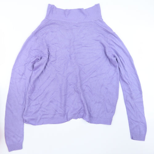Julipa Womens Purple  Knit Cardigan Jumper Size 12