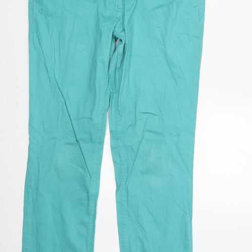 Up Fashion  Womens Green  Denim Skinny Jeans Size 12 L30 in