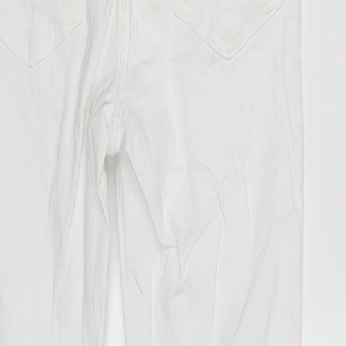 Only  Womens White  Denim Skinny Jeans Size 24 in L25 in