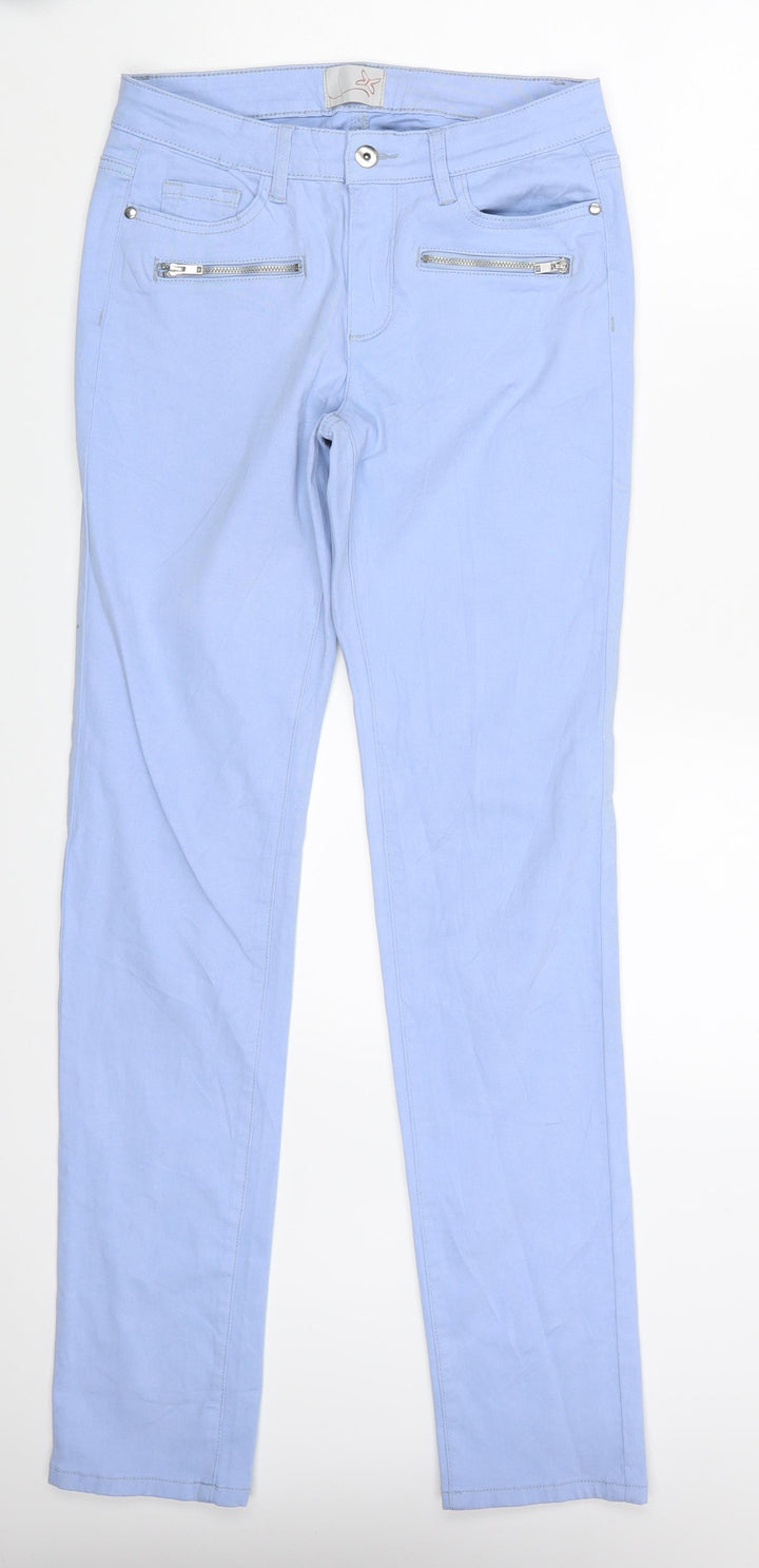 Preworn Womens Blue  Denim Skinny Jeans Size 29 in L32.5 in