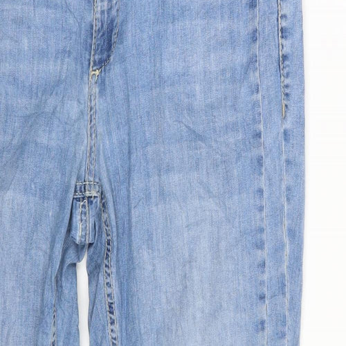 Mac Womens Blue  Denim Straight Jeans Size 28 in L25 in