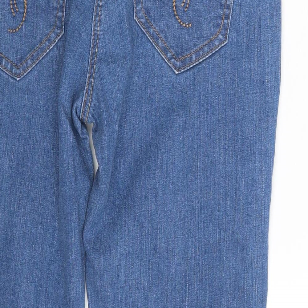George Womens Blue  Denim Cropped Jeans Size 8 L22 in