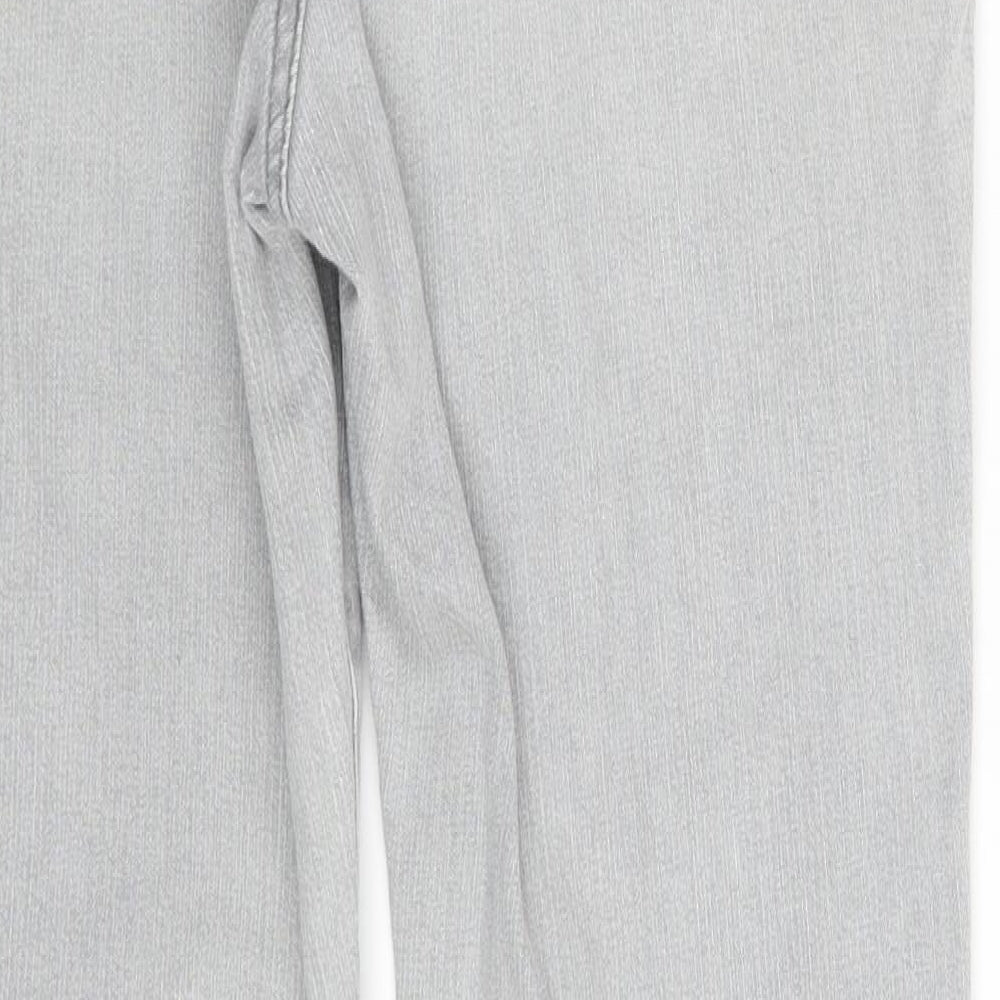 Per Una Womens Grey  Denim Bootcut Jeans Size 14 L29 in