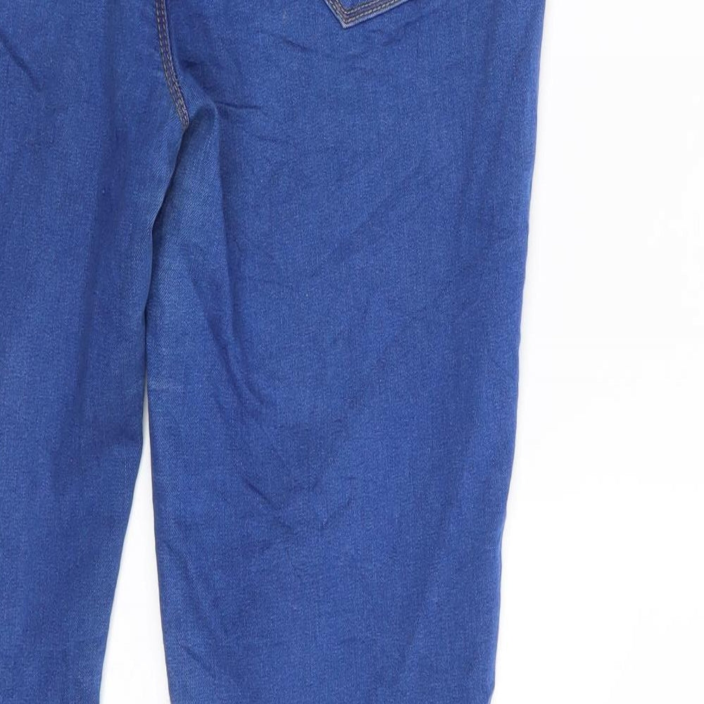 Denim Co. Womens Blue  Denim Jegging Jeans Size 12 L29 in