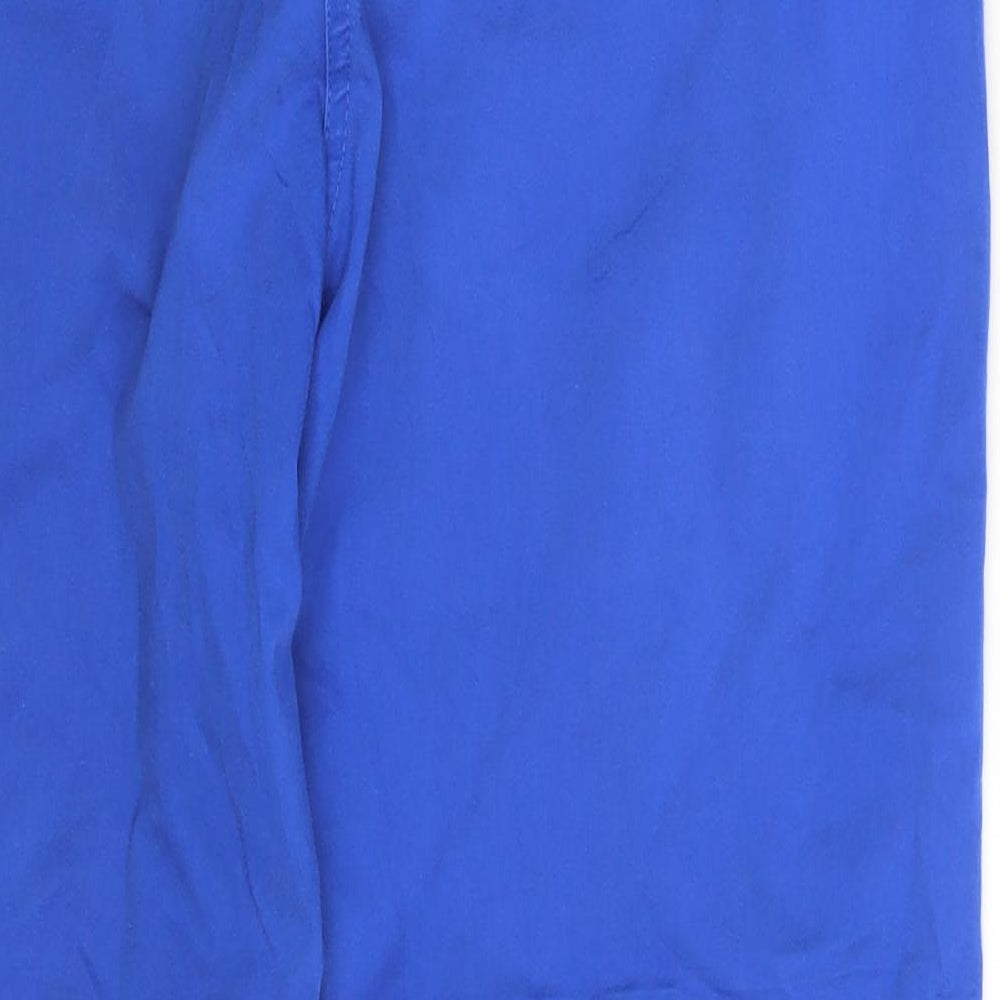 Per Una Womens Blue   Chino Trousers Size 14 L26 in