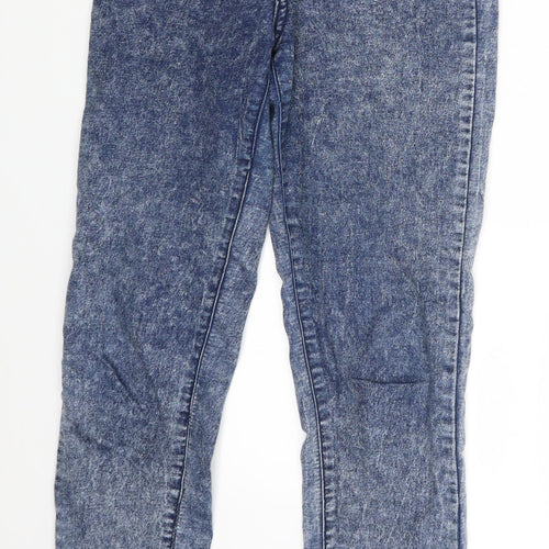 Denim Co. Womens Blue  Denim Jegging Jeans Size 10 L29.5 in