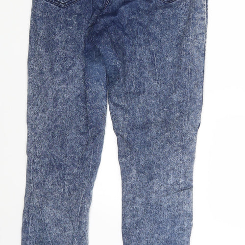 Denim Co. Womens Blue  Denim Jegging Jeans Size 10 L29.5 in