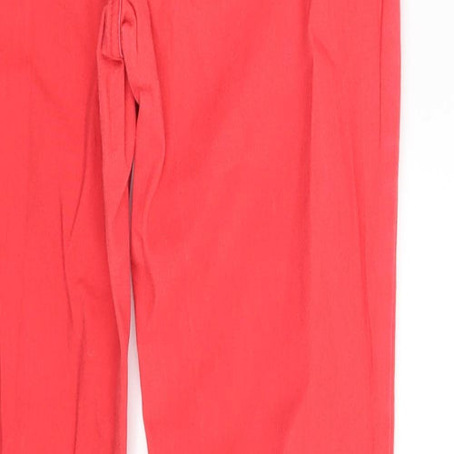 VERO MODA Womens Red  Denim Skinny Jeans Size 28 in L30 in