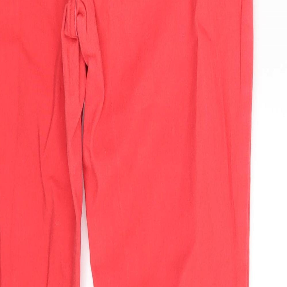 VERO MODA Womens Red  Denim Skinny Jeans Size 28 in L30 in