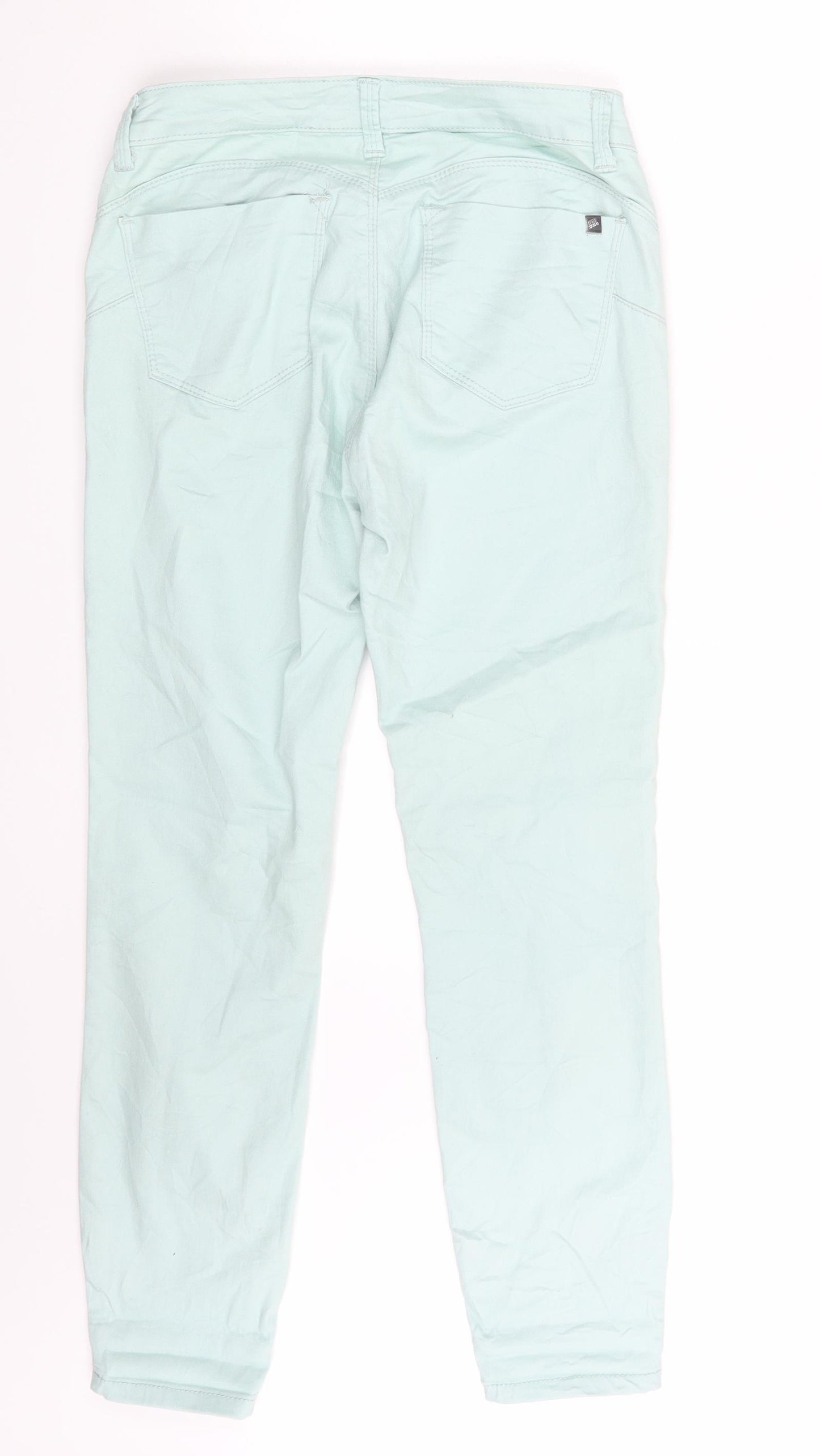 FB Sister Womens Green  Denim Skinny Jeans Size L L26 in