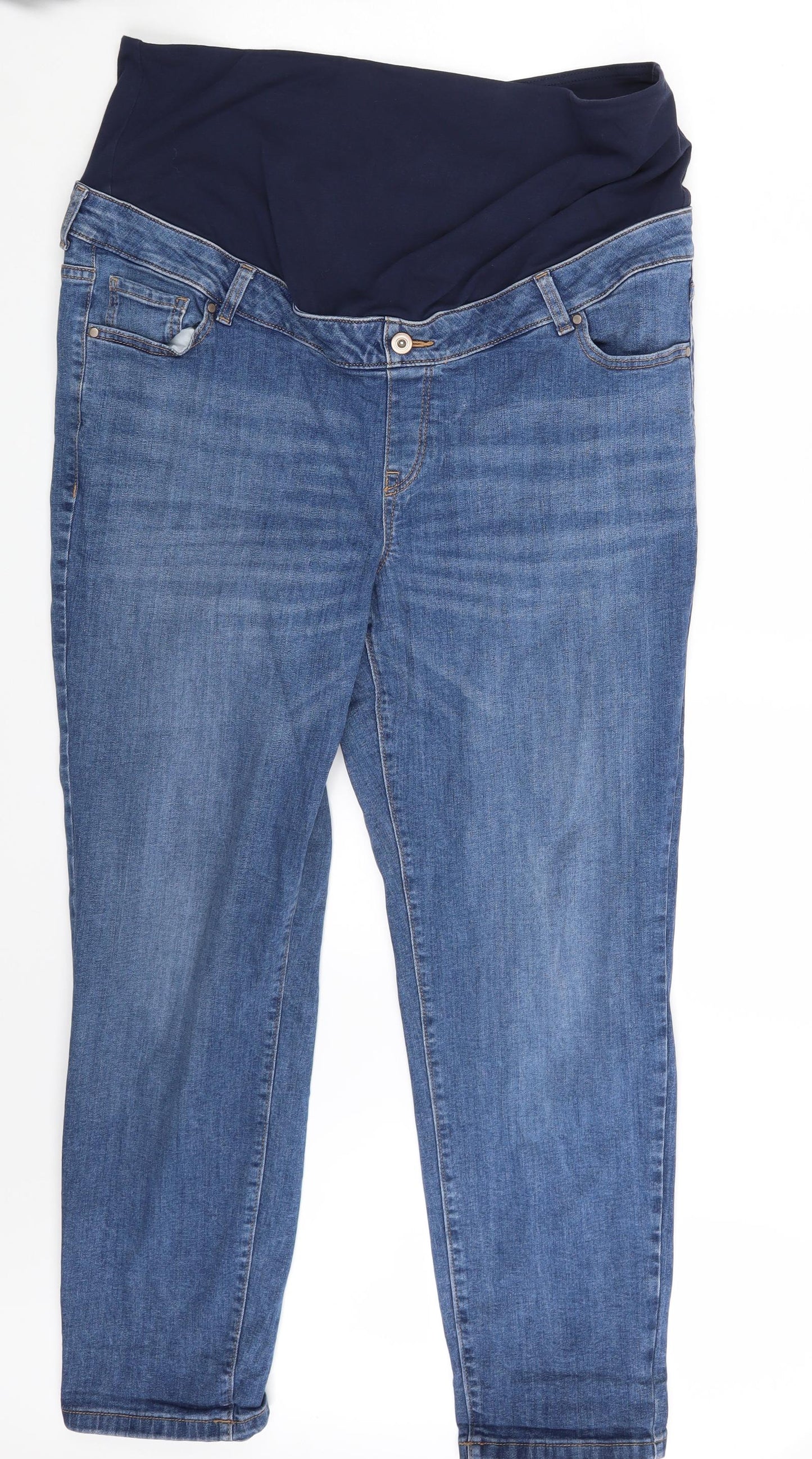 TU Womens Blue  Denim Jegging Jeans Size 18 L29 in